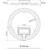 LED модуль NOVOTECH VAX 30Вт без ДУ 357752 NV-357752